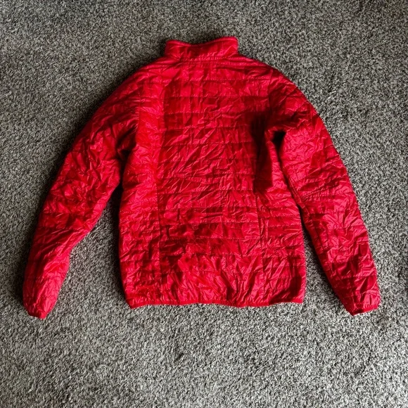 Patagonia Women’s M Red Nano Puff Pullover Packable Quarter Zip - Picture 2 of 7